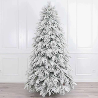 დათოვლილი ნაძვის ხე გირჩებით SP2127B-180სმ