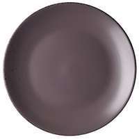 თეფში Ardesto AR2919GMC Dessert Plate Lucca, 19 cm, Ceramics Grey Brown