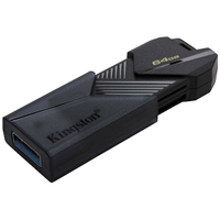 USB ფლეშ მეხსიერება Kingston DTXON/64GB, 64GB, USB 3.2, Black