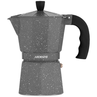 ყავის მადუღარა Ardesto AR0803AGS Gemini Cremona, 0.15L, Coffee Maker, Grey
