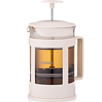 ფრანგული პრესი ARDESTO AR1008BF 800ML, BOROSILICATE GLASS, PLASTIC, TRANSPARENT, BEIGE