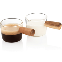 მინის ქილების ნაკრები ARDESTO AR2603CS SET OF CAPACITY FOR CREAM AND SAUCE, 100ML, 2 PCS, BOROSILICATE GLASS, TRANSPARENT