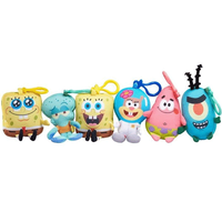 სპანჯბობის გმირები SPONGE BOB EU690400 TOY KEYCHAIN MINI KEY PLUSH