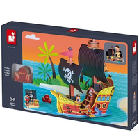 სათამაშო მეკობრეების გემი JANOD STORY PIRATE SHIP J08579