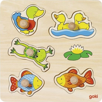 ასაწყობი ფაზლი GOKI PUZZLE-LINER OUR SMALL POND 57549G