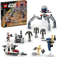 კონსტრუქტორი LEGO STAR WARS TM CLONE TROOPER & BATTLE DROID BATTLE PA
